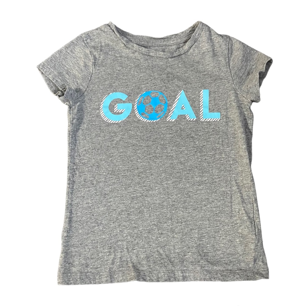 Girls Spotted Zebra Soccer ⚽️ tee